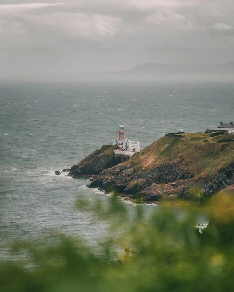 Lighthouse on Coastal Ireland clfifside