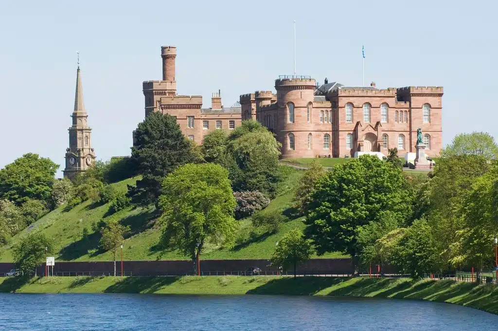 Castle Inverness River Ness Scot Inverness shire