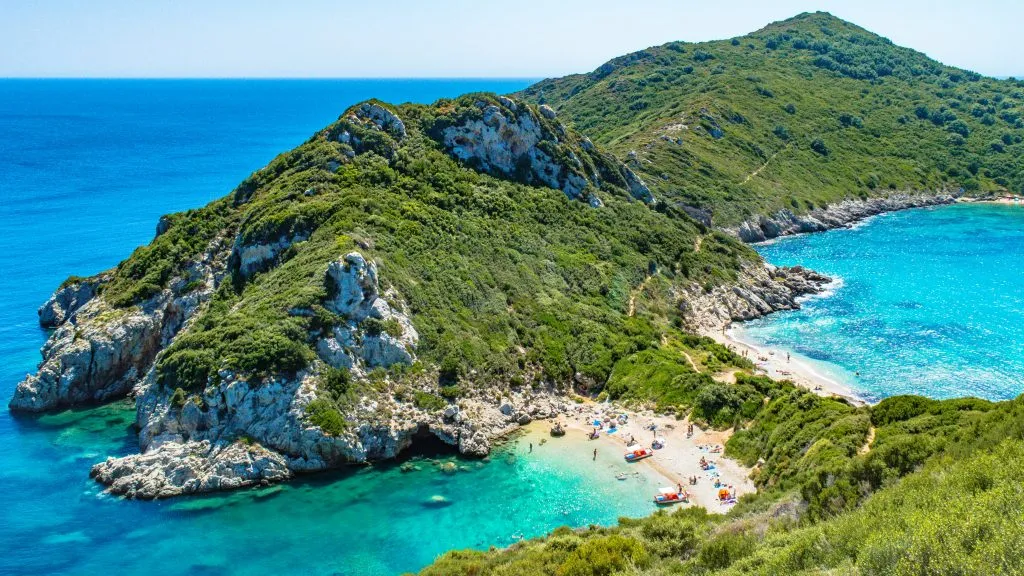 Corfu, Greece coast