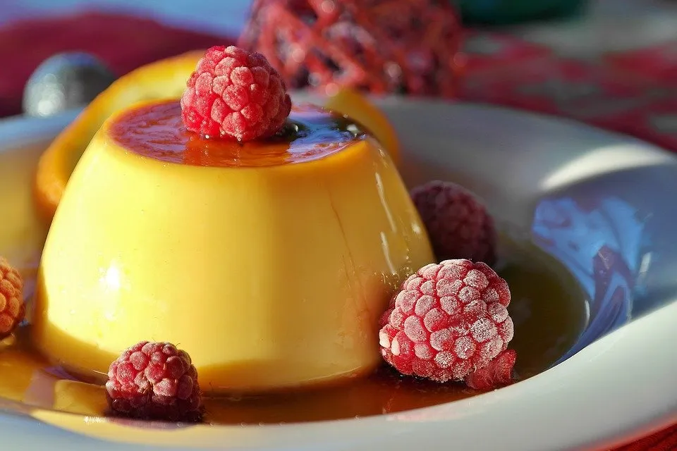 Caramel, Cream, Flan, Milk, Dessert, Vanilla Pudding