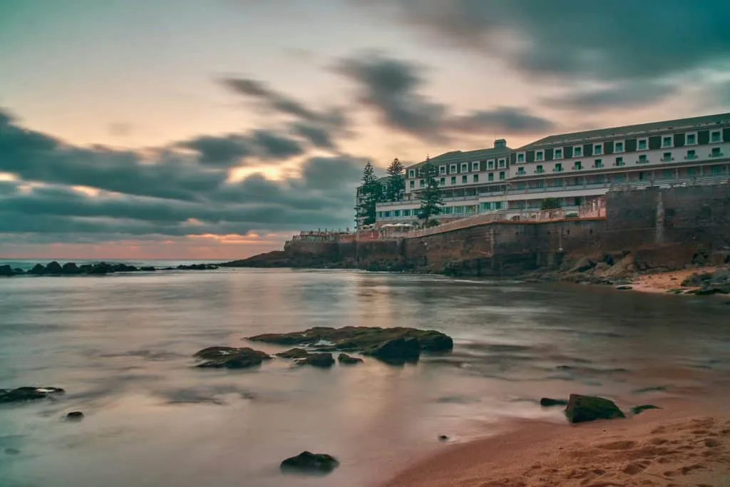 Vila Galé in Ericeira during a sunset. Ericeira, Portugal