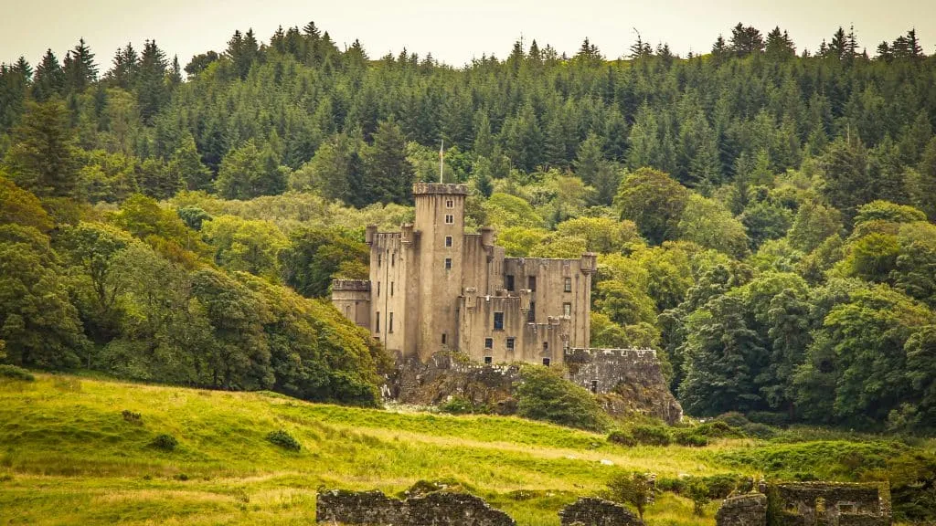 Exterior Dunvegan Castle, Isle of Skye, Scotland