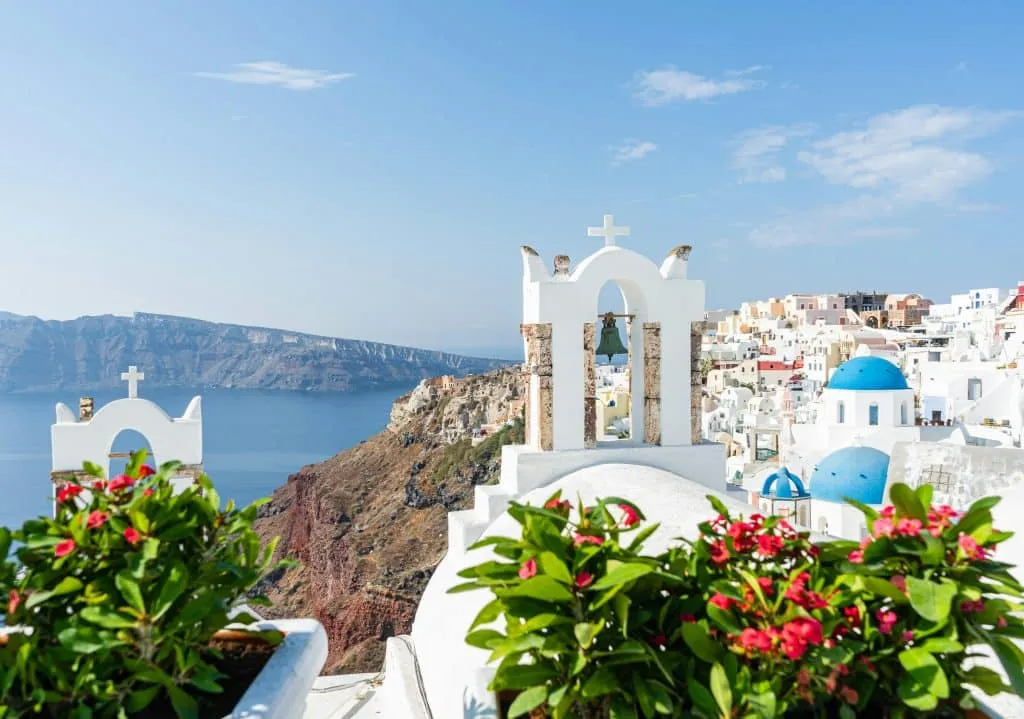 Sunny day in Santorini