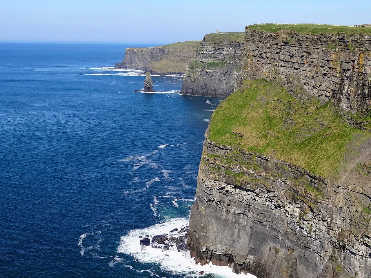 Cliffs of Moher, County Clare, Ireland — dramatic Atlantic coastal cliffs from O'Brien's Tower