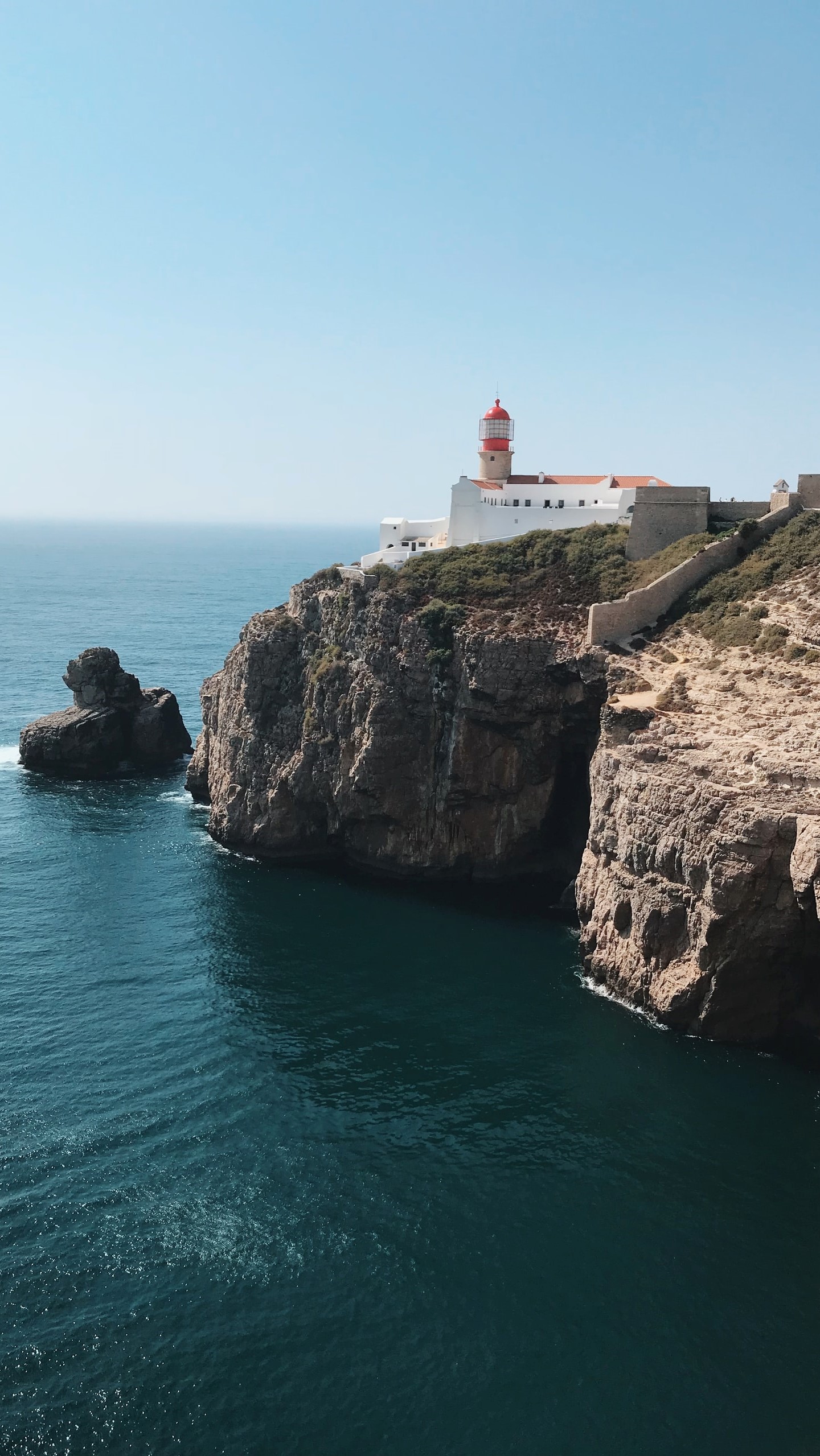 Afternoon Algarve cliff coves