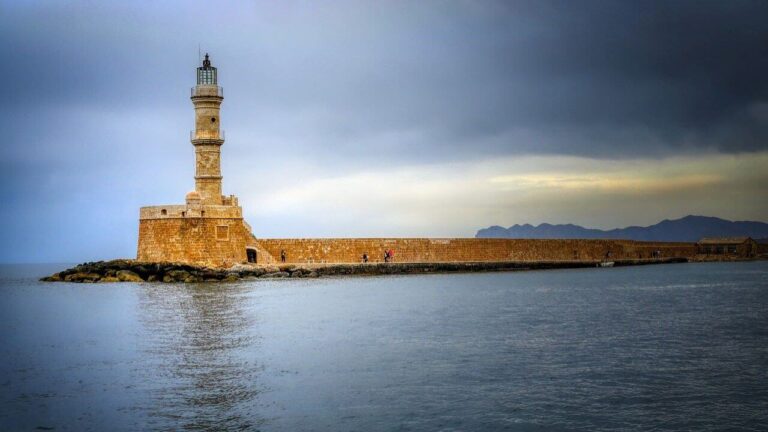 Chania Seawall Greece