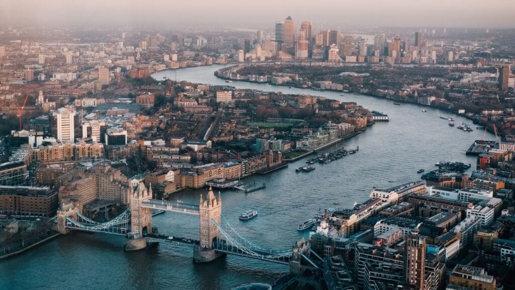 London Bridge Aerial View