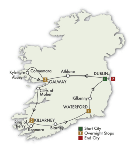 Irish Gold Map