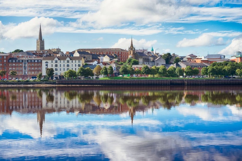 River Foyle looking at Derry