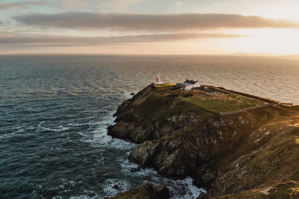 Lighthouse in Howth Peninsula