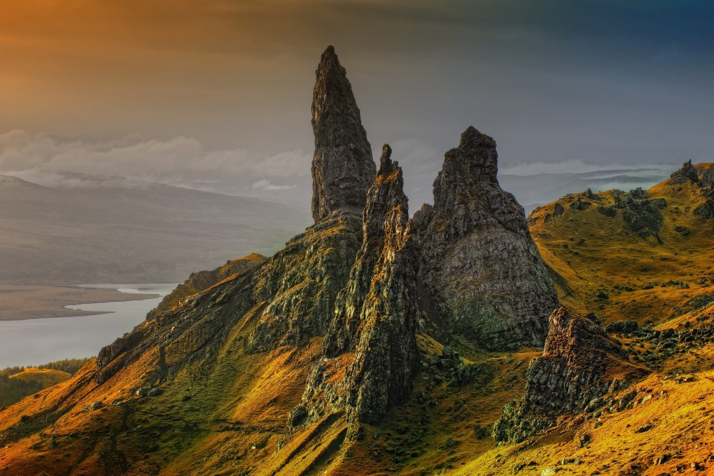 Old Man of Storr in the Isle of Skye, Scotland