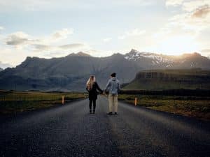 ring road iceland couple