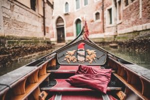 Venice Gondola in a canal
