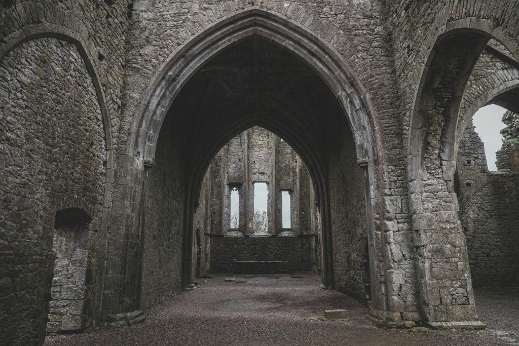 Interior View of Rock of Cashel, Ireland