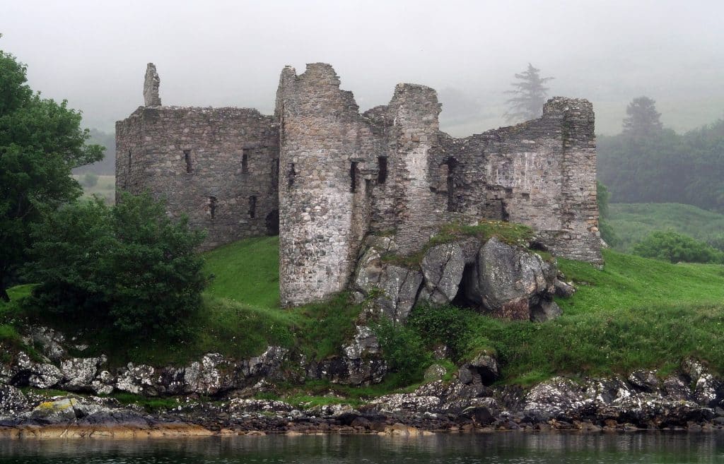 Sween Castle in Scotland