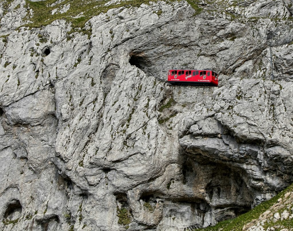 Pilatus Railway at Mount Pilatus, Alpnach, Switzerland