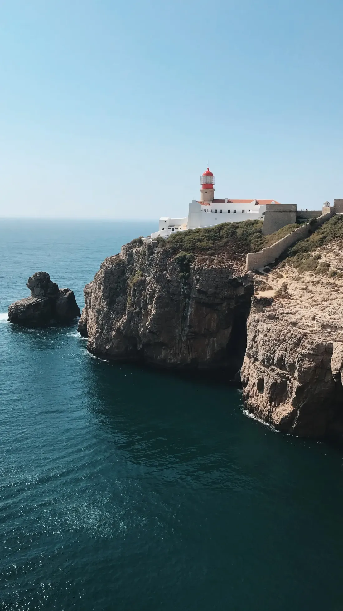 Afternoon Algarve cliff coves