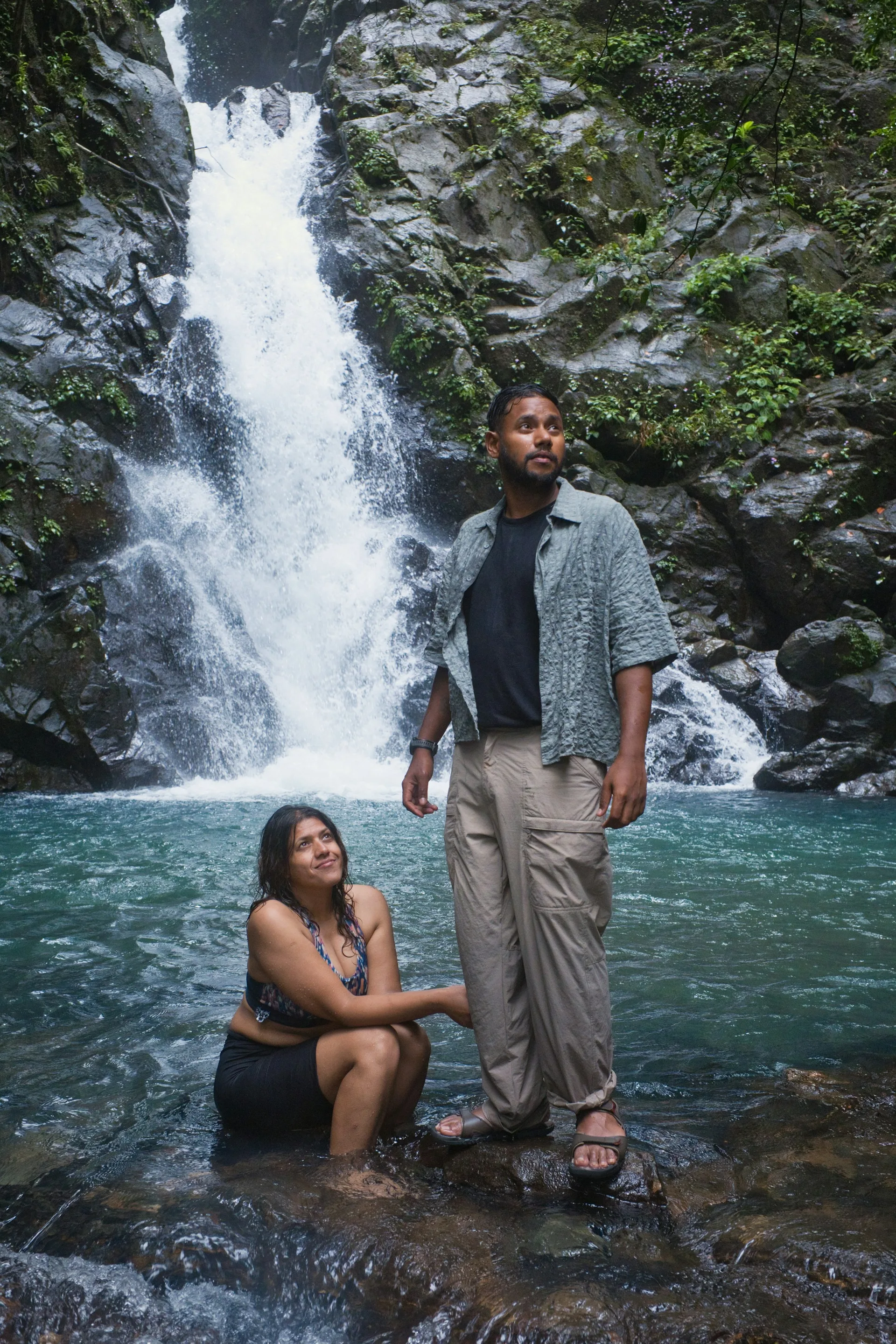 A couple on their Costa Rica honeymoon morning