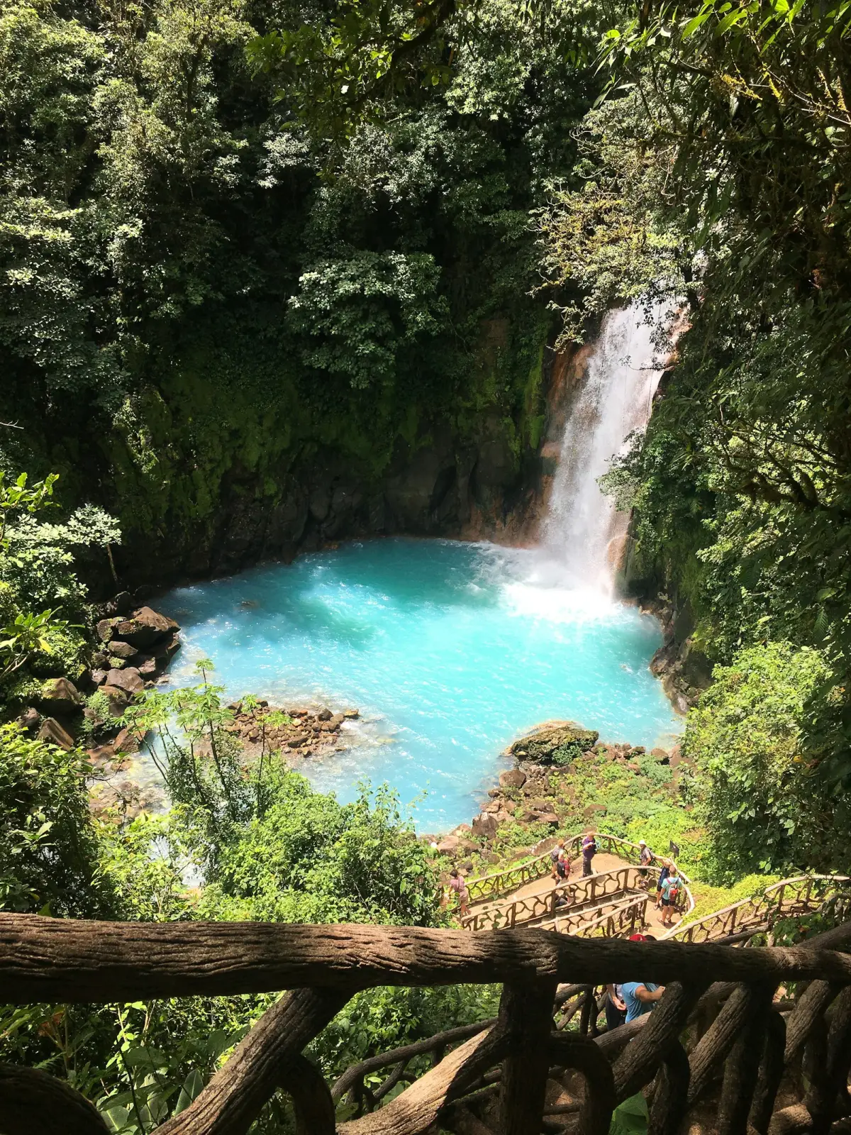 Río Celeste waterfall — Costa Rica honeymoon