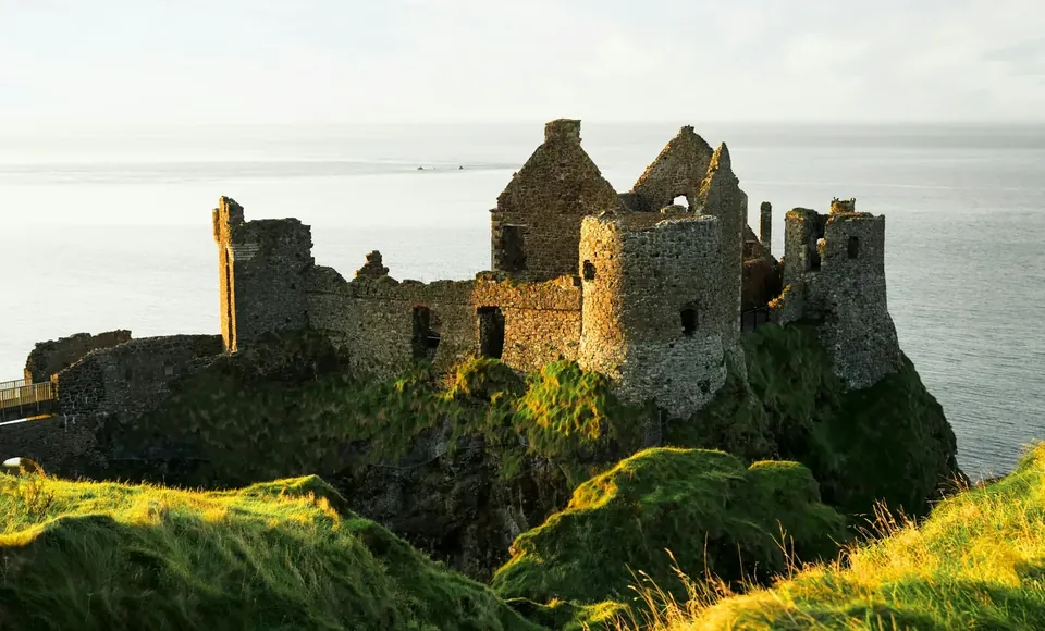 Ireland — Dunluce Castle on the Causeway Coast